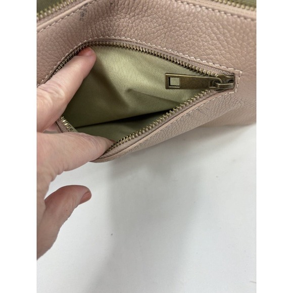 Valentina Fiore Woven Leather Clutch Crossbody Wristlet Adjustable Strap - Picture 8 of 16